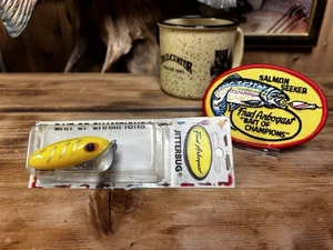 Arbogast Jitterbug Topwater de colección 3/8 OZ Señuelo de pesca de lubina NOC - Imagen 1 de 3