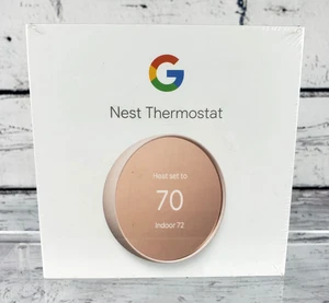 Google Nest Thermostat Smart WIFI Programmable Sand Rose Pink G4CVZ GA02082-US - Picture 1 of 5