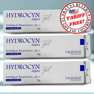 3 X Hydrocyn Aqua Gel per ferite per ustioni, ulcere, piaghe sostituire Solcoseryl Jelly - Foto 1 di 9