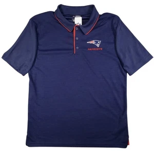 New England Patriots Men’s NFL Team Apparel Navy Polo - Large - Picture 1 of 3