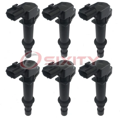 Bobinas de encendido Hitachi 6 piezas para Mitsubishi Raider 2006-2009 3,7 L V6 Spark li Foto 1 de 4