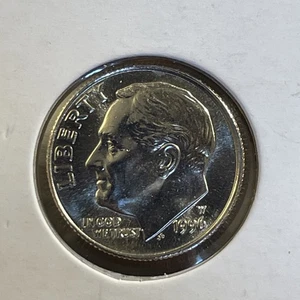 1996 -W Roosevelt Dime 10c BU Brilliant Uncirculated F5473 - Picture 1 of 3