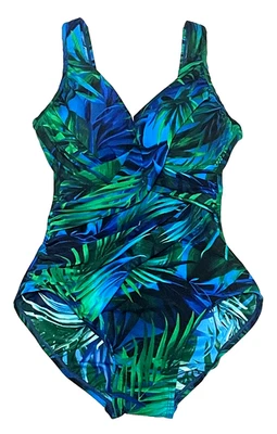Miraclesuit Revele One Piece Swimsuit Palm Reader Slimming Slim 10lb New Women 8 - Image 1 of 4