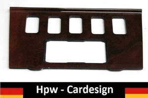 Schalterblende unter Aschenbecher Wurzelholz Holz Wood für Mercedes W126 NEU 3* - Picture 1 of 3