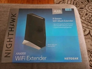 Netgear Nighthawk AX8 8-Stream WiFi 6 Mesh Extender Router AX6000 - EXC Cond - Picture 1 of 6
