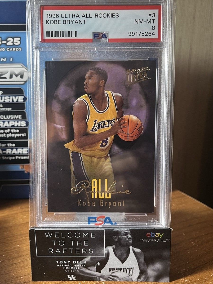 Kobe Bryant Basketball Grade 8 Rookie Sports Trading Cards