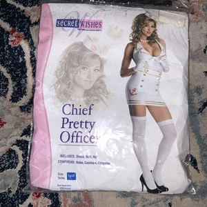 Chief Pretty Officer Costume - Women's Size Small Secret Wishes Brand 🔥🔥 - Picture 1 of 4