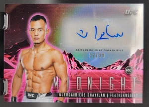 Nuerdanbieke Shayilan 2024 Topps Midnight UFC Horizon RC Auto Autograph /99 - Picture 1 of 2