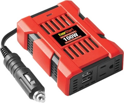 Ever Start Max Continuous Power 100W Power Inverter USB PLUG 🔌 Car, Truck, Boat - Image 1 of 4