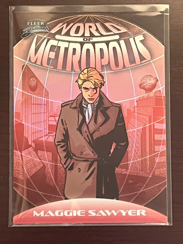 Maggie Sawyer 2025 Fleer Brilliants Superman #WM-8 World of Metropolis Red 1:160 - Image 1 of 1