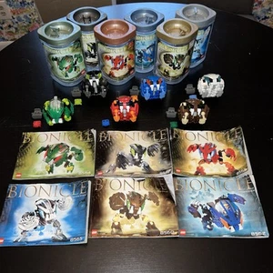 LEGO Bionicle Bohrok (8560 - 8565) von 2002 mit allen 6 - Krana - Kanistern - Anleitungen - Bild 1 von 21