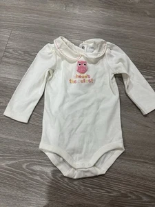 NWOT Gymboree Bright Owl Baby Top Size 12-18 M - Picture 1 of 2