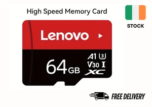 LENOVO Micro SD card 64 Gb High Speed V30 - Zdjęcie 1 z 3