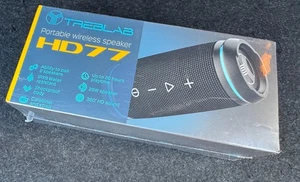 TREBLAB HD77 360 HD Sound Shockproof Portable Bluetooth Speaker (NEW) - Picture 1 of 1