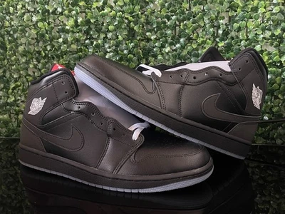 Air Jordan Retro 1 Mid SE Masculino Tamanho 12.5 Metálico Reimaginado Preto Lobo Cinza HV5177 - Imagem 1 de 4