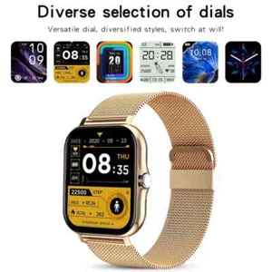 Reloj inteligente HD esfera personalizada pantalla táctil inalámbrico música plana resistente al agua - Imagen 1 de 4