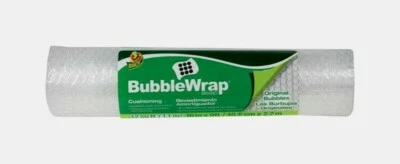 Duck 16" x 9' BUBBLE WRAP Cushioning Fill Box Mail Ship Move Storage 286689 NEW - Image 1 of 2