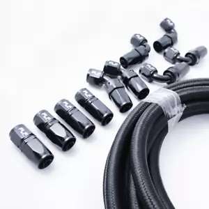 Braided Rubber Fuel System Starter Kit Bundle - 10 AN - Picture 1 of 1