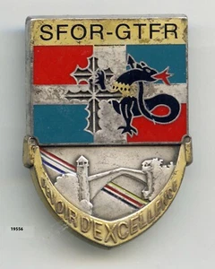 Badge, 110 Rgt. d'Infanterie / GTFR. - SFOR. (franco - german ) - Picture 1 of 1