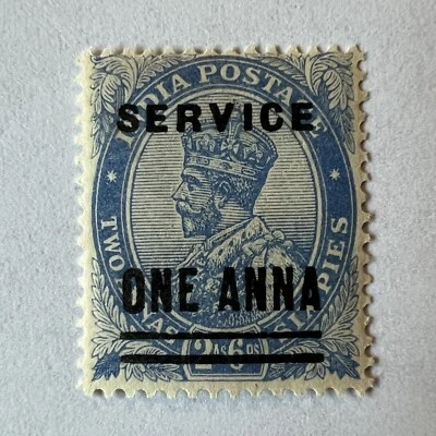 1926 INDIA STAMP #O77 SERVICE OVPT MINT HINGED ORIGINAL GUM, BEAUTIFUL  - Image 1 of 2