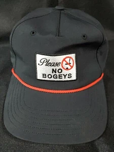 Mens Adidas Golf hat, OSFA, Please NO bogeys - Picture 1 of 9