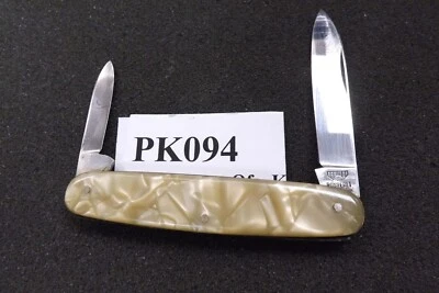 E. Bruckmann Mann Rostfrei Office 1950s Pen Pocket Knife Imitation Pearl - Image 1 of 4