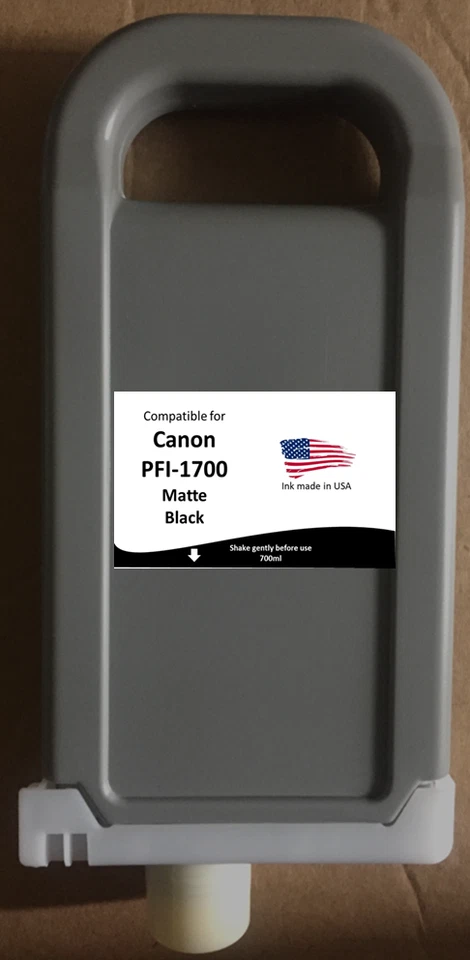 Non-OEM Cartridge Canon PFI-1700MBK  ipf PRO-2000, 4000, 6000, 4000s,6000s - Image 1 of 1