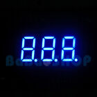 New 0.36" 0.36 inch 7 Segment Display Blue LED 3 Digit Common Anode