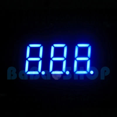 New 0.36" 0.36 inch 7 Segment Display Blue LED 3 Digit Common Anode - Image 1 of 4