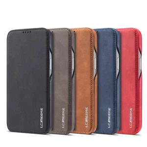 Luxury Ultra Thin Wallet Flip Leather Case For iPhone 14 Pro Max 13 Samsung S21 - Picture 1 of 17