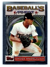 1993 Topps Finest - Chuck Knoblauch - #76 - Minnesota Twins