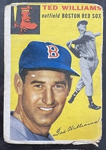 1954 Topps Baseball #250 Ted Williams LOW GRADE