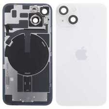 Back Glass Cover Original Reclaimed For iPhone 14 White Replacement Grade C