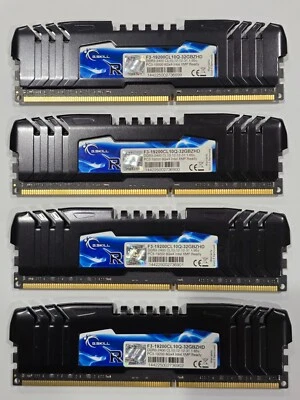 ✔✔ G.SKILL Ripjaws Z 32GB (4x8GB) 2400 MHz *10-12-12-31* DDR3 (CL10) - Image 1 of 2