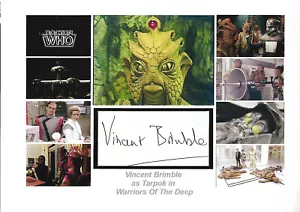 Doctor Who - 5th Fifth Doctor Era (Davison) - Autograph & Display Selection - Picture 1 of 135
