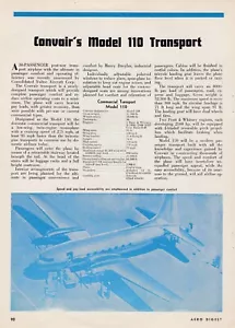Convair 110 Transportflugzeugbericht 1.09.2024p - Bild 1 von 1
