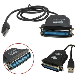 Brand New USB to Parallel IEEE 1284 36 Pin Printer Cable Adapter for Windows 7 8 - Picture 1 of 1
