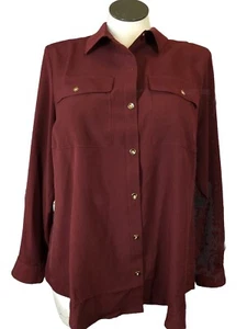 Charter Club XL NWT Carriage RED Blouse Shirt Msrp$59 🧡 - Picture 1 of 8
