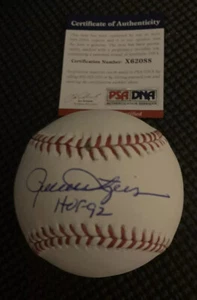 Rollie Fingers “HOF 92” Signed Official Major League Baseball! PSA/ DNA # X62088 - Picture 1 of 2