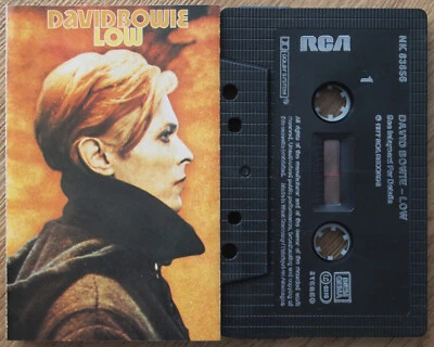 DAVID BOWIE - LOW (RCA NK83856) 1980s EUROPE CASSETTE TAPE REISSUE - Image 1 of 3