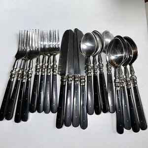 20 piece - West Elm Turned Resin Flatware Set 4 place Settings - Picture 1 of 4
