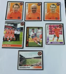 Lote x 7 pegatinas Dundee United Panini 2004 SPL Premier League escocesa - Imagen 1 de 4