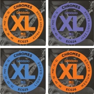 D'Addario ECG Flat Wound Chrome Electric Guitar Strings - choice of 4 gauges - Picture 1 of 15