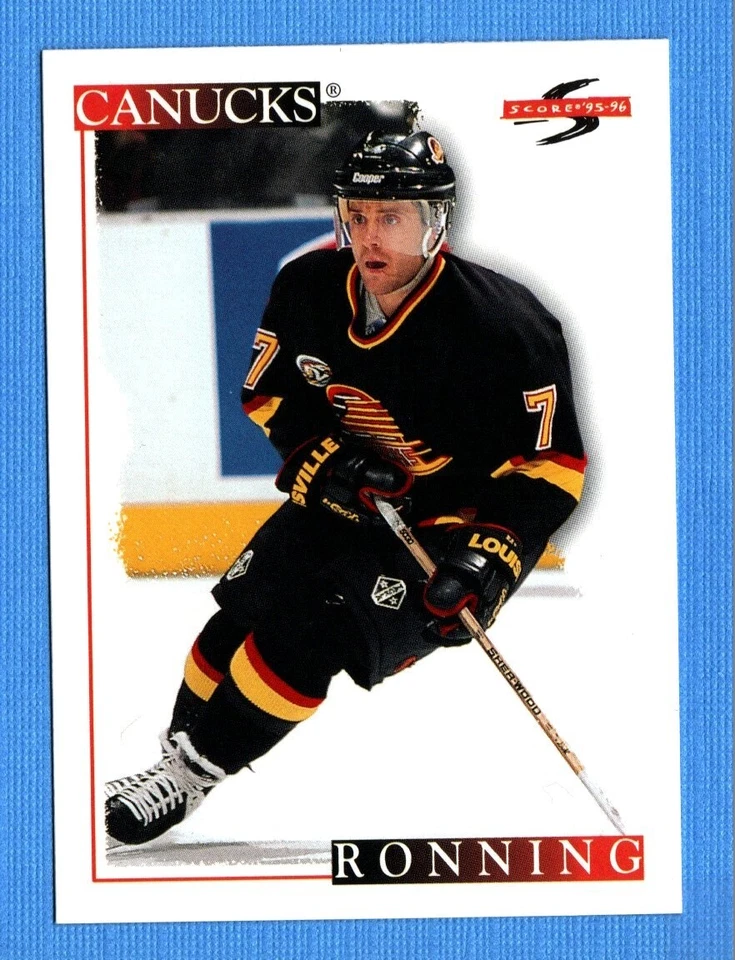 1995-96 Score #75 Cliff Ronning Canucks - Image 1 of 1