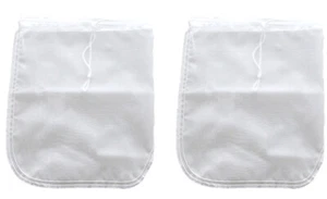 2 Pack Bright Kitchen Premium Nut Milk Bag Fine Nylon Mesh Almond Straining - Picture 1 of 8