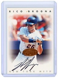 1996 LEAF (NO#) RICO BROGNA AUTOGRAPH (NEW YORK METS) 050125 - Picture 1 of 1