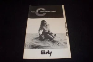 Libro de prensa de explotación 1970 Girly Vanessa Howard Horror - Imagen 1 de 1