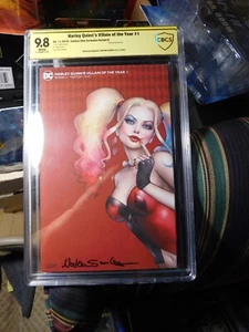 HARLEY QUINN'S VILLAIN OF THE YEAR #1 CBCS 9.8 SIGNED BY NATHAN SZERDY 08/11/21 - Picture 1 of 9