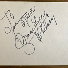 Carte dédicacée signée à la main Grace Lee Whitney Star Trek CoA