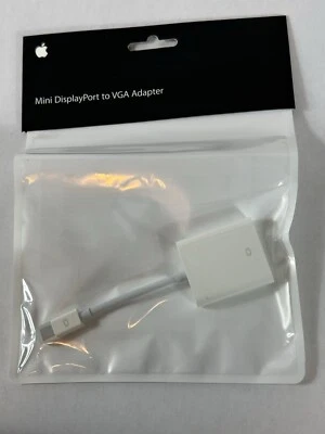 Apple OEM Original Mini DisplayPort to VGA Adapter - White (MB572Z/A) - Image 1 of 4